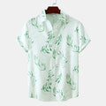 Men's Plus Size Printed Short Sleeve Casual Shirt - Men's Shirts by Trendsi | Available at Handbags Specialist Headquarter