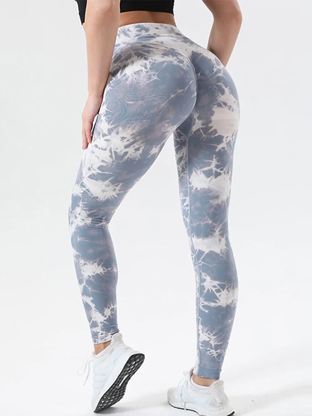 Tie-Dye High Waist Active Leggings - Leggings by Trendsi | Available at Handbags Specialist Headquarter