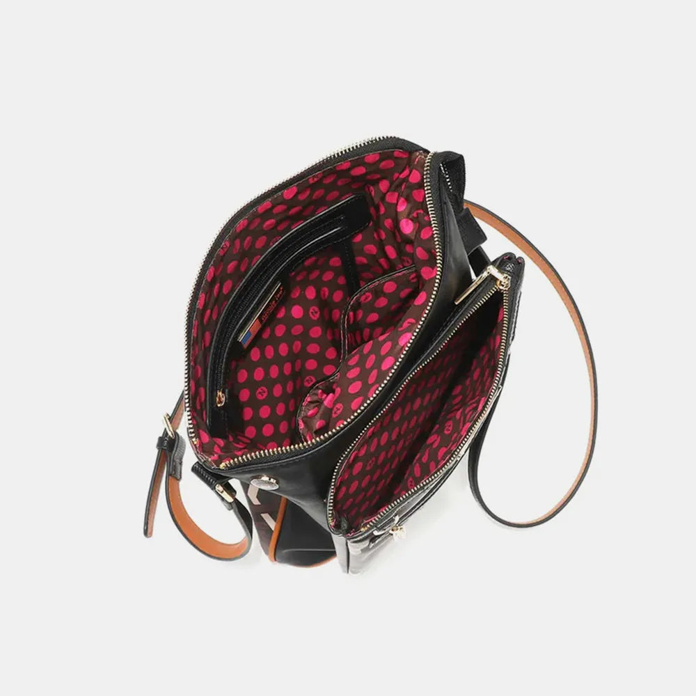 Nicole Lee USA Geometric Pattern Crossbody Bag - Wallet by Trendsi | Available at Handbags Specialist Headquarter