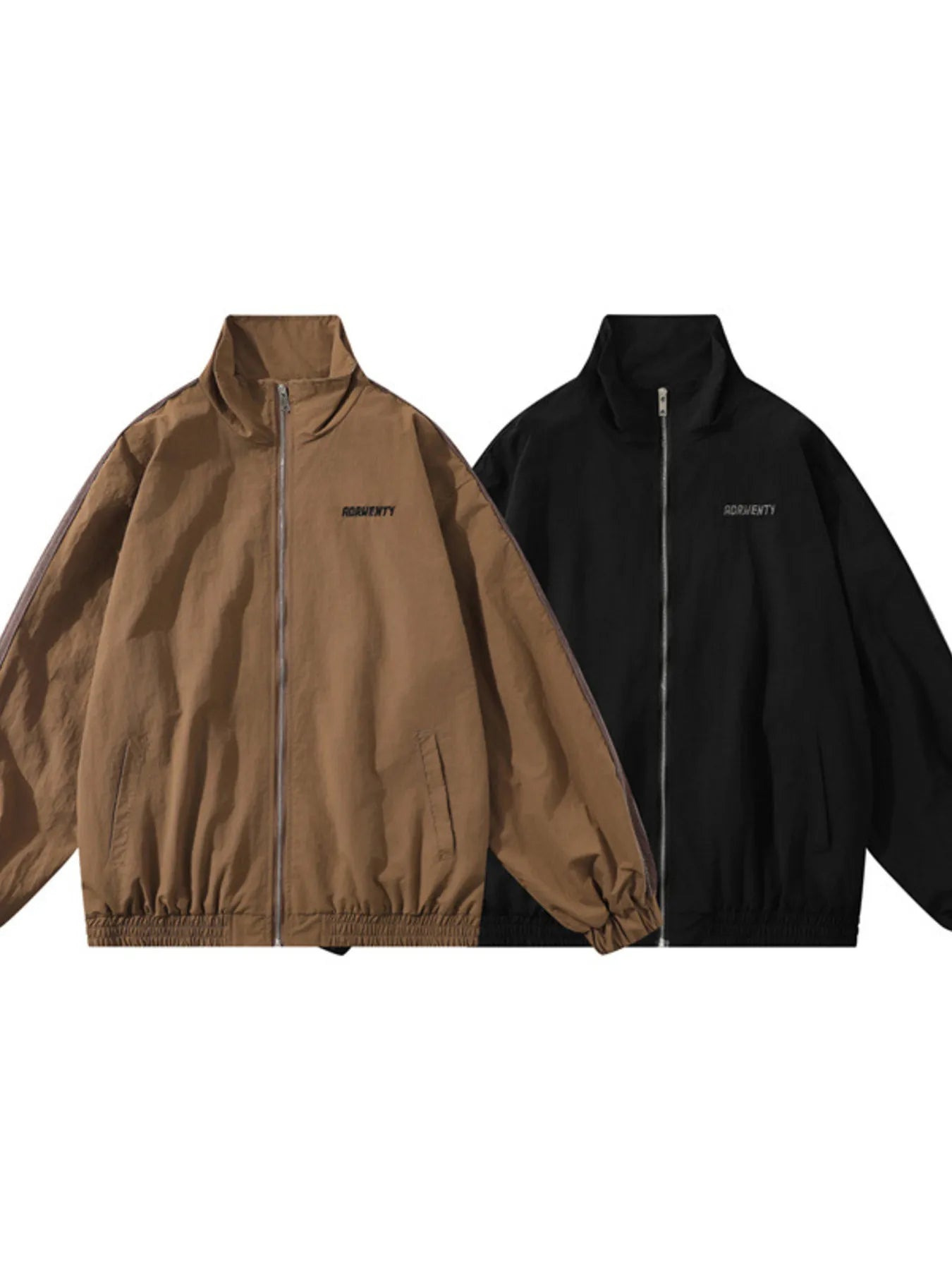 Men's Zip Up Jacket and Pants Set - Men's jackets by Trendsi | Available at Handbags Specialist Headquarter