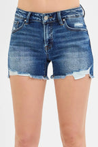 RISEN Low Rise Pikaboo Lining Shorts - Women / Jeans & Denim by Trendsi | Available at Handbags Specialist Headquarter
