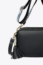 PU Leather Tassel Crossbody Bag - handbags by Trendsi | Available at Handbags Specialist Headquarter