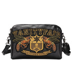 Men's Embroidered Pattern Clutch Bag