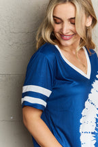 Plus Size V-Neck Tee Shirt - Plus Size Shirts by Trendsi | Available at Handbags Specialist Headquarter