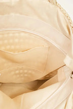 Fame Straw Braided Beach Tote Bag - Tote Bag by Trendsi | Available at Handbags Specialist Headquarter