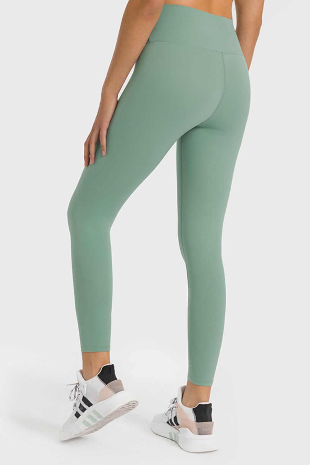 Millennia High Waist Ankle-Length Yoga Leggings - Leggings by Trendsi | Available at Handbags Specialist Headquarter