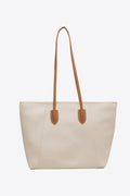 PU Leather Tote Bag - Tote Bag by Trendsi | Available at Handbags Specialist Headquarter