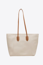PU Leather Tote Bag - Tote Bag by Trendsi | Available at Handbags Specialist Headquarter