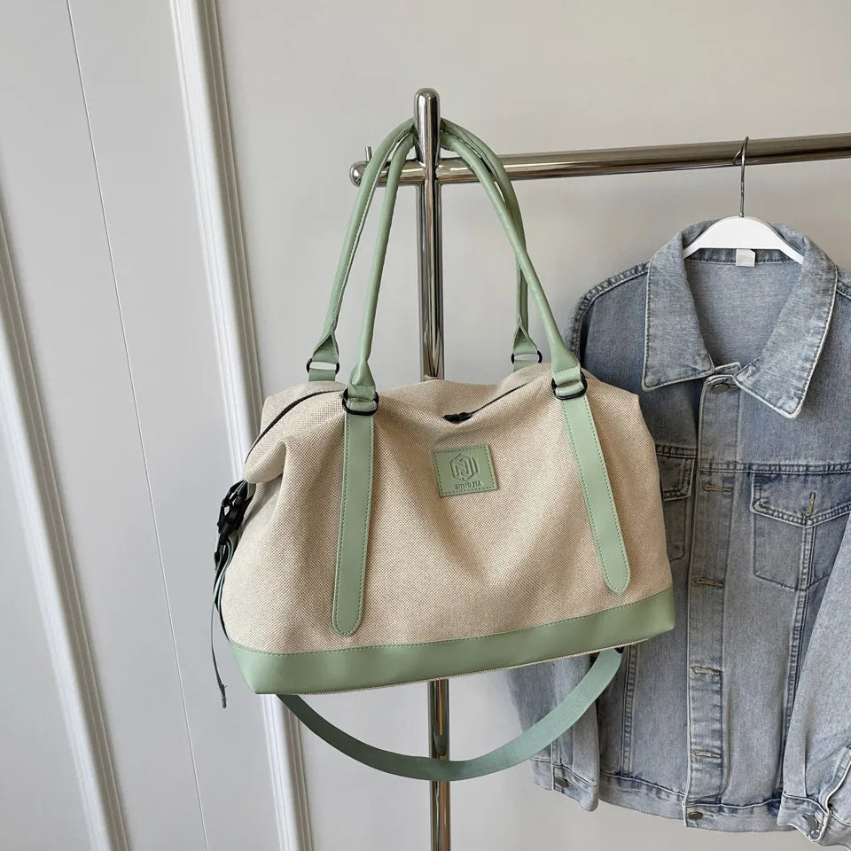 Contrast Travel Bag - travel-bag by Trendsi | Available at Handbags Specialist Headquarter