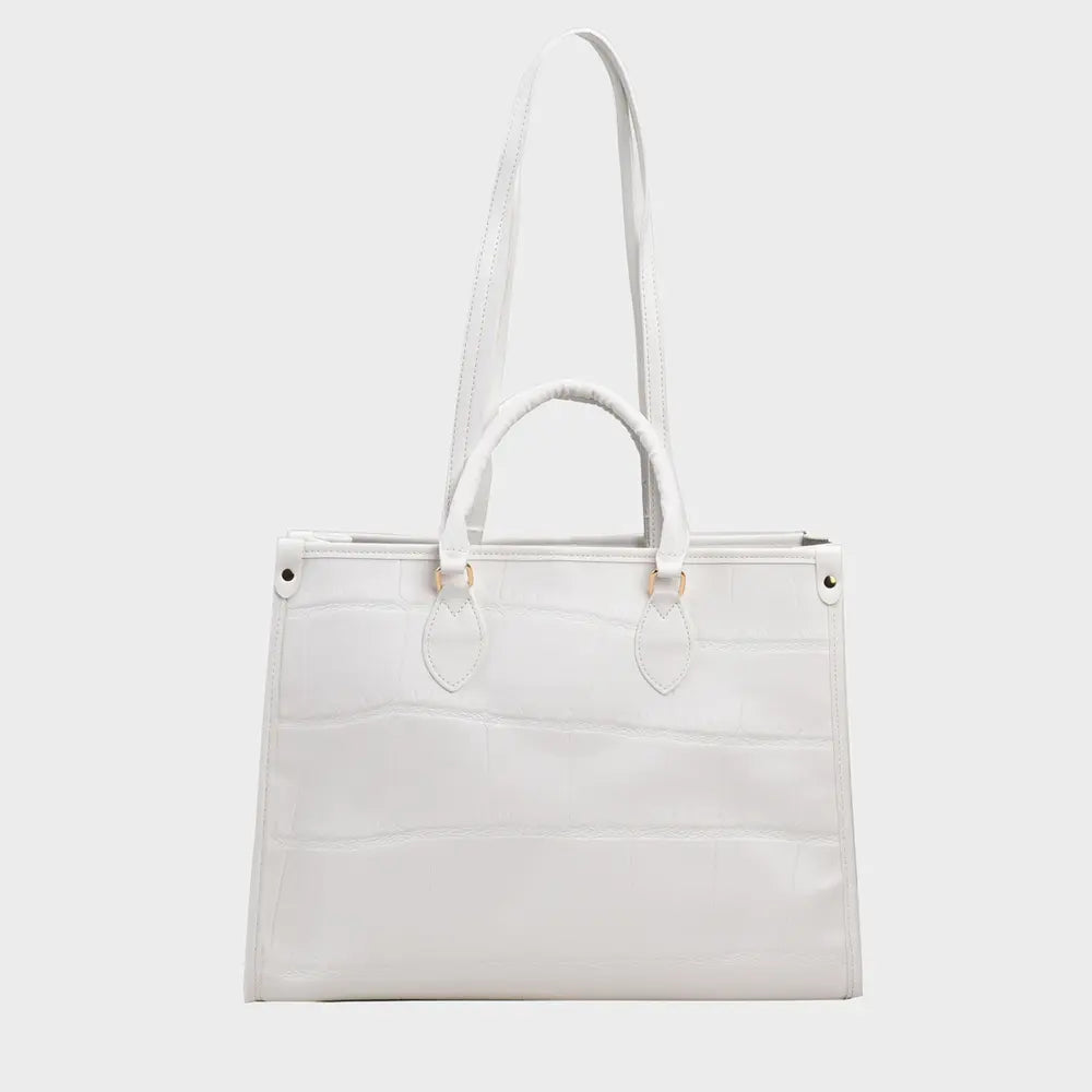 PU Leather Tote Bag - Tote Bag by Trendsi | Available at Handbags Specialist Headquarter