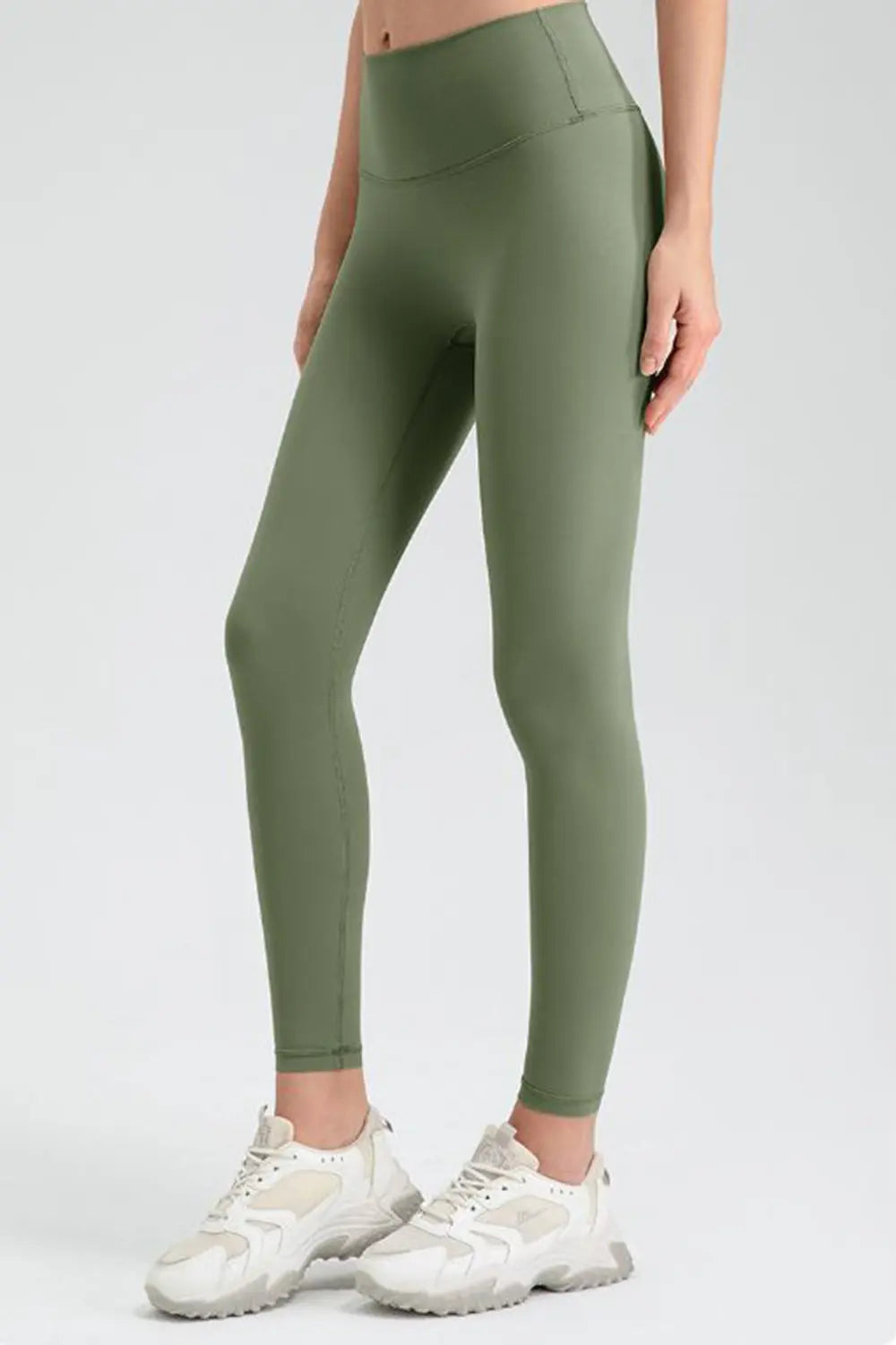 Wide Waistband Sport Leggings - Leggings by Trendsi | Available at Handbags Specialist Headquarter