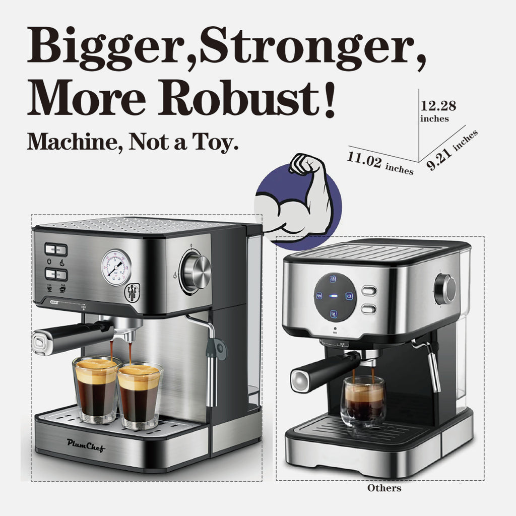 BrewMaster Pro: 20-Bar Espresso & Milk Frother - appliances by Trendsi | Available at Handbags Specialist Headquarter