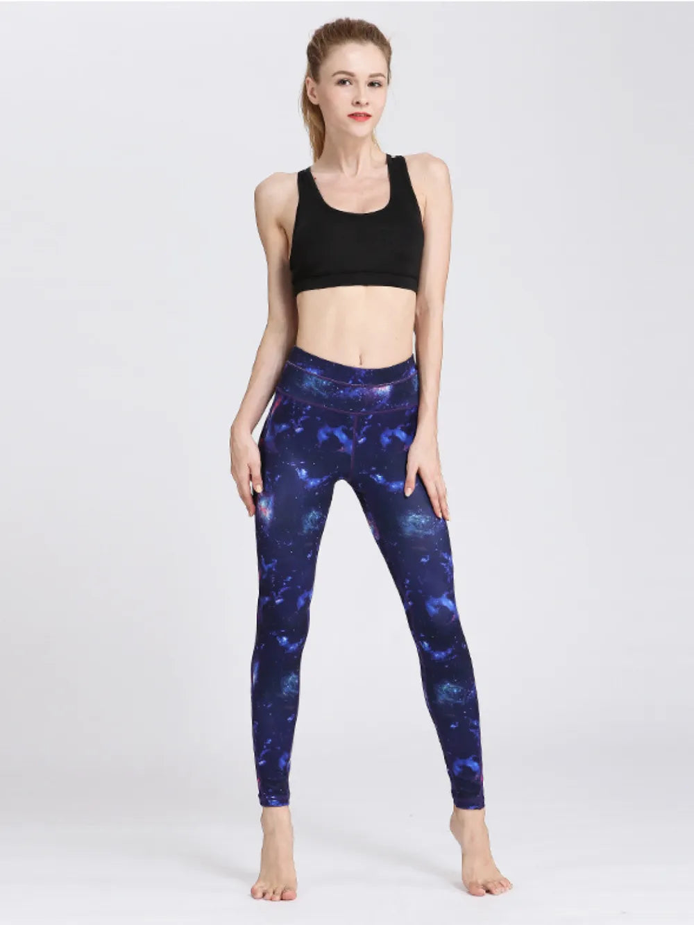Printed Active High Waist Leggings - Leggings by Trendsi | Available at Handbags Specialist Headquarter