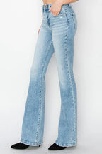 RISEN High Rise Bootcut Jeans - Women / Jeans & Denim by Trendsi | Available at Handbags Specialist Headquarter
