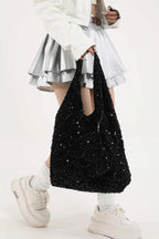Sequin Polyester Handbag - Tote Bag by Trendsi | Available at Handbags Specialist Headquarter