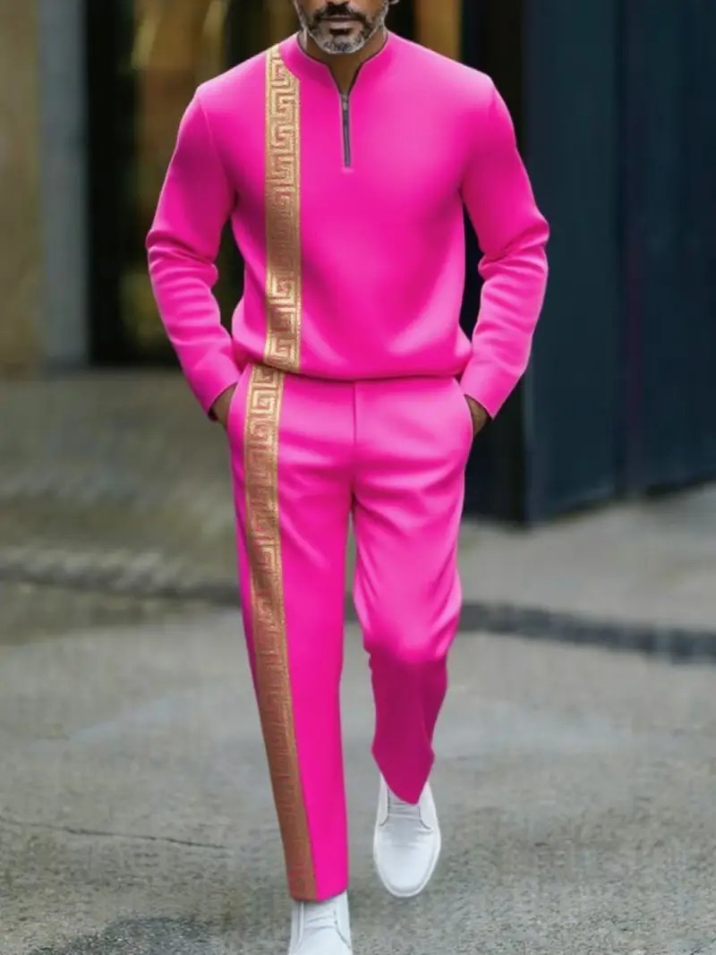 VersaFit Long-sleeve Polo & Pant Set