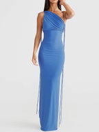 Backless Slit Sleeveless Bodycon Maxi Dress - Maxi Dress by Trendsi | Available at Handbags Specialist Headquarter