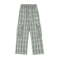 PlaidFlex Men's Casual Work Trousers