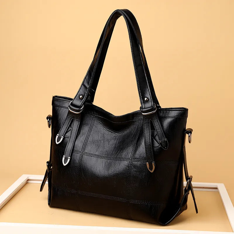 PU Leather Medium Handbag - Tote Bag by Trendsi | Available at Handbags Specialist Headquarter
