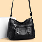 PU Leather Multi-Pockets Crossbody Bag - Crossbody Bag by Trendsi | Available at Handbags Specialist Headquarter