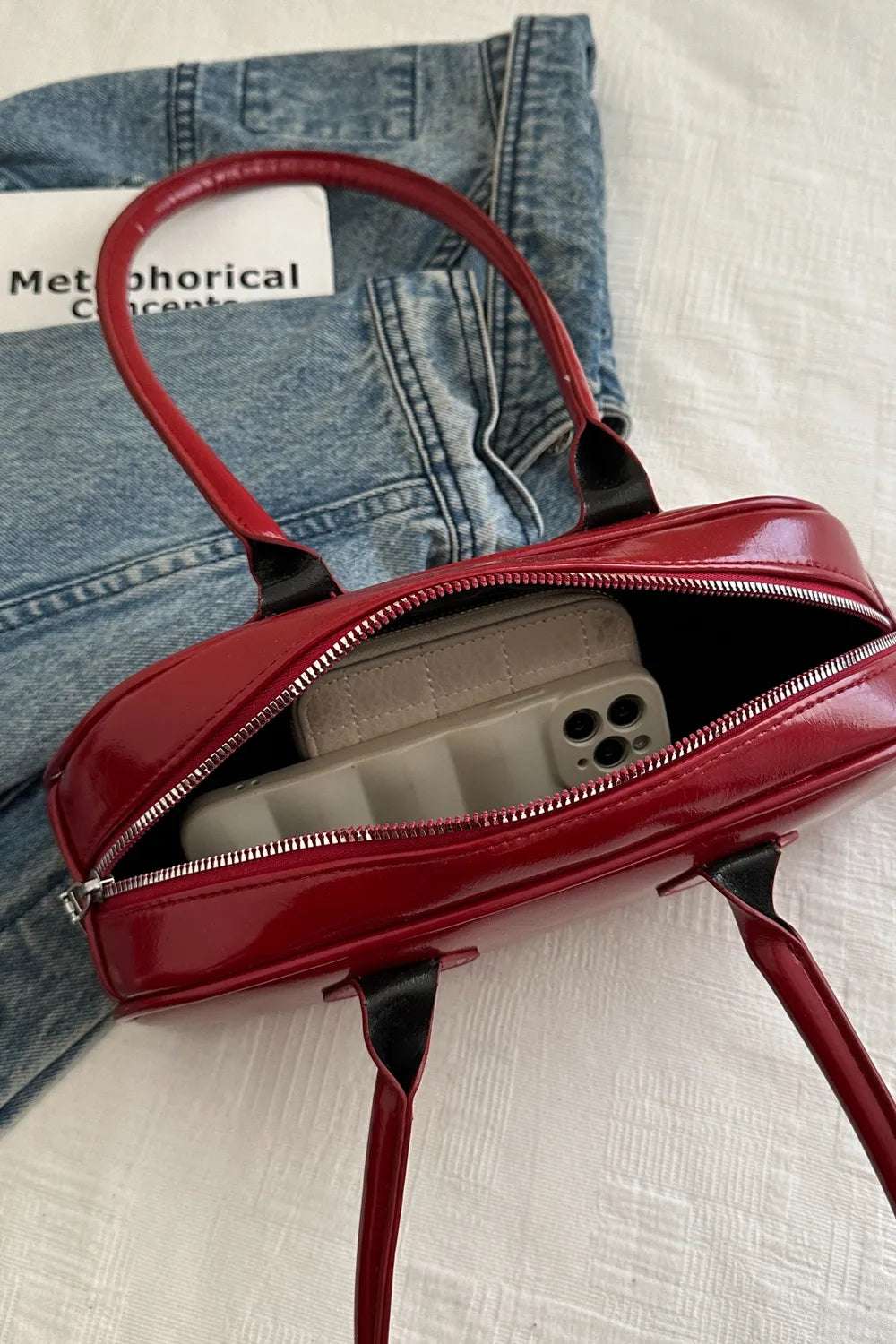 PU Leather Shoulder Bag - Crossbody Bag by Trendsi | Available at Handbags Specialist Headquarter