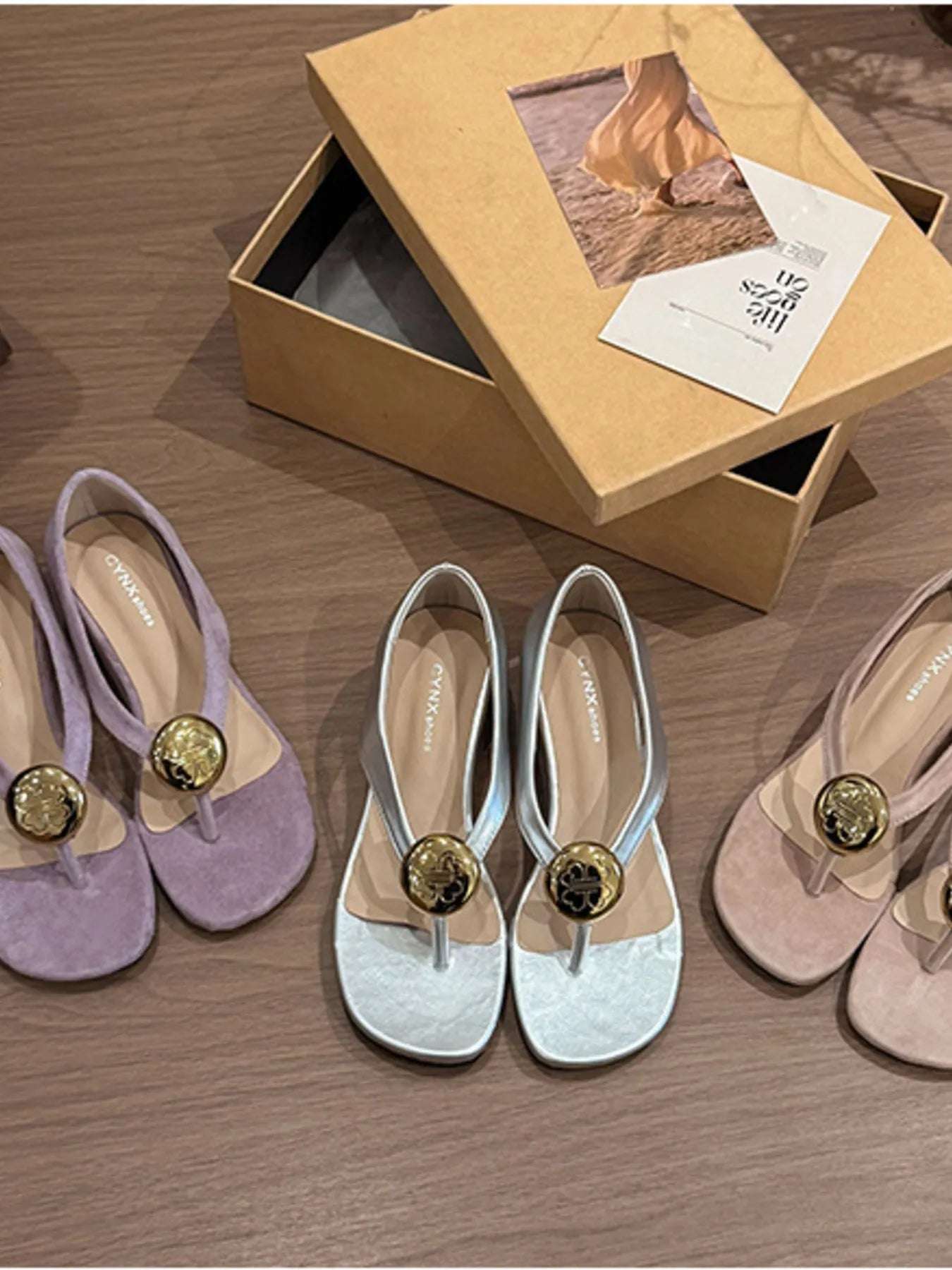 Toe Post Wedge Sandals - Women Sandals by Trendsi | Available at Handbags Specialist Headquarter