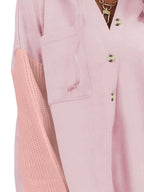 Drawstring Button Front Hoodie - Tops by Trendsi | Available at Handbags Specialist Headquarter