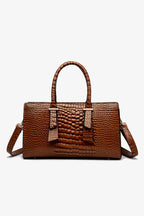 Textured PU Leather Handbag - Handbags by Trendsi | Available at Handbags Specialist Headquarter