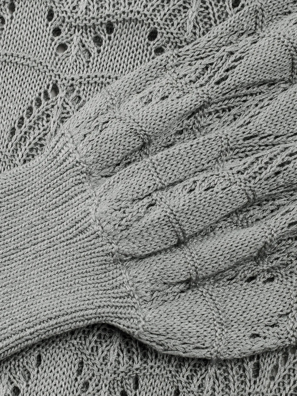 Buttoned Front Openwork Cardigan - Tops by Trendsi | Available at Handbags Specialist Headquarter