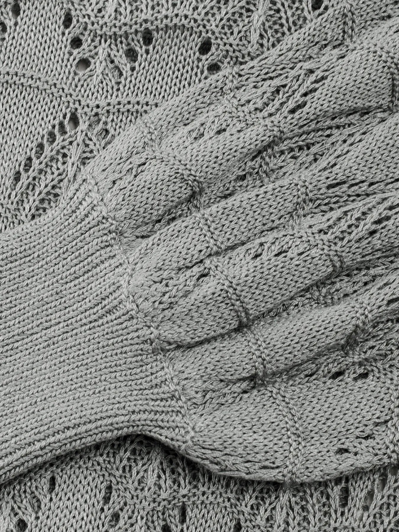 Buttoned Front Openwork Cardigan - Tops by Trendsi | Available at Handbags Specialist Headquarter