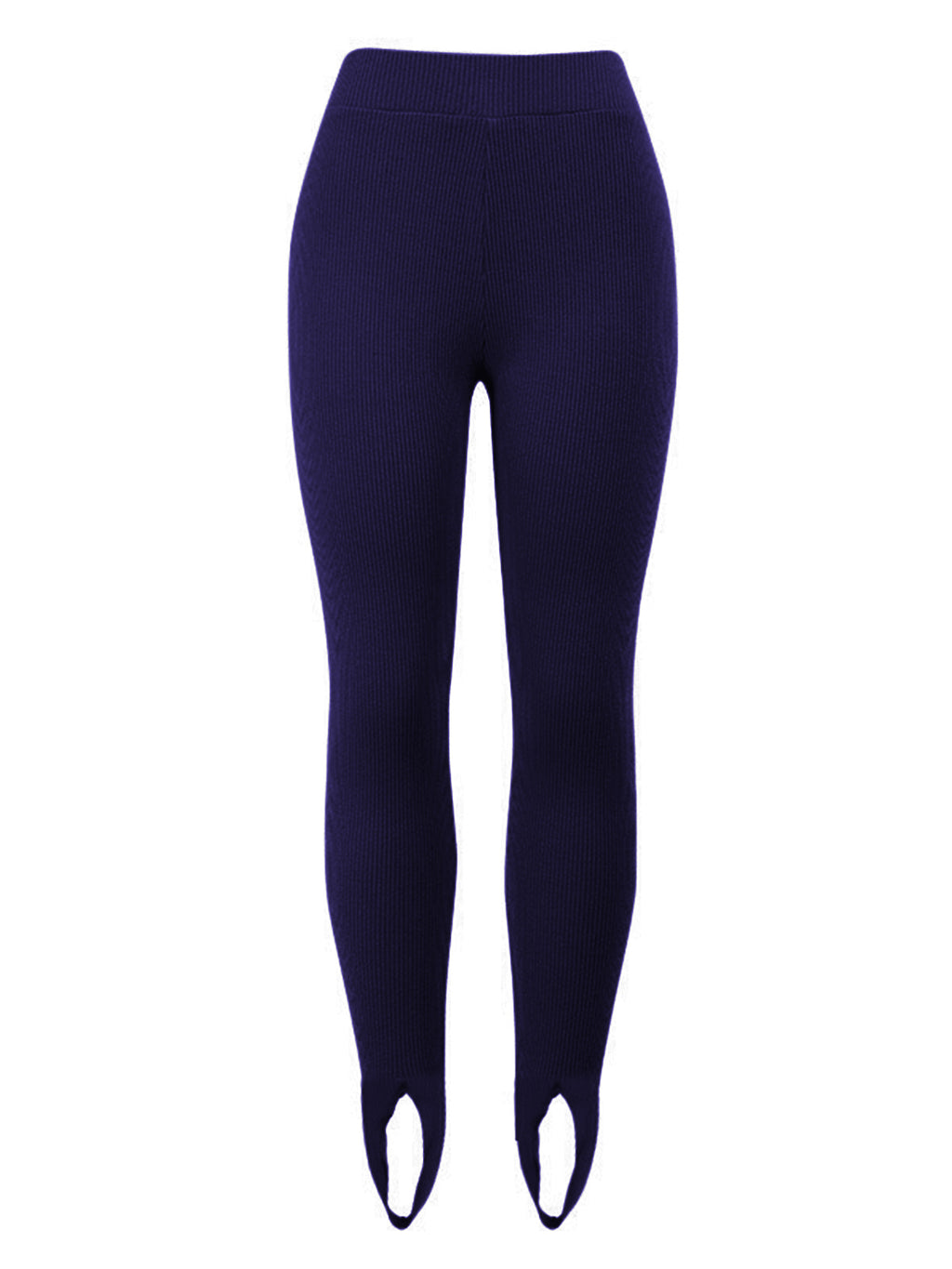 Ribbed Mid Waist Leggings - Leggings by Trendsi | Available at Handbags Specialist Headquarter