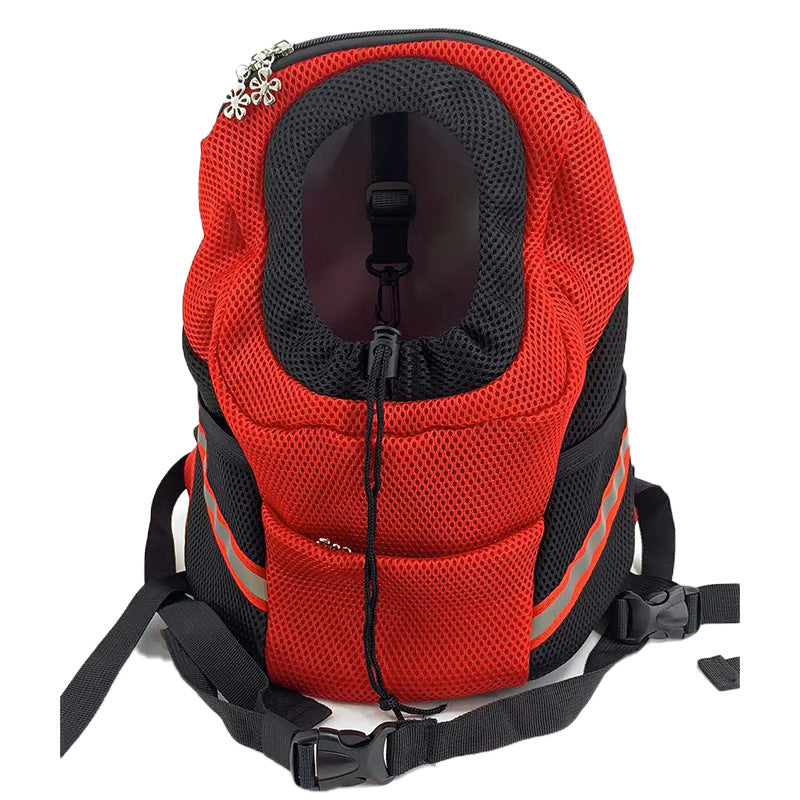 PawsEase Breathable Dog Chest Backpack - Pet Supplies by Trendsi | Available at Handbags Specialist Headquarter