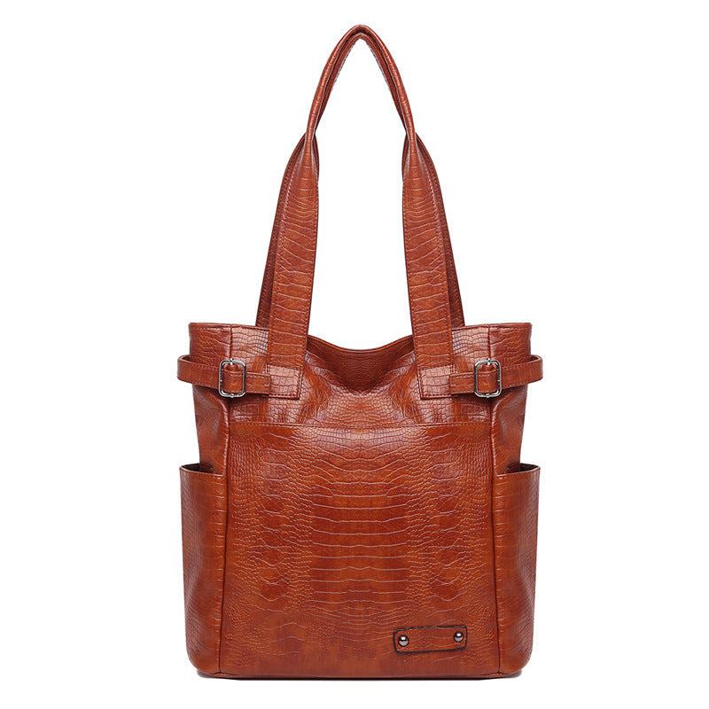 LuxeCarry: Large Soft Leather Tote Bag - Bags and handbags by Trendsi | Available at Handbags Specialist Headquarter