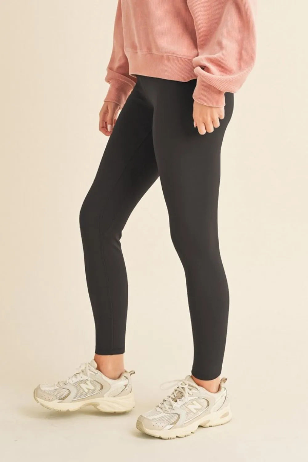Yelete Full Size Fleece Lined High Waisted Leggings - Leggings by Trendsi | Available at Handbags Specialist Headquarter