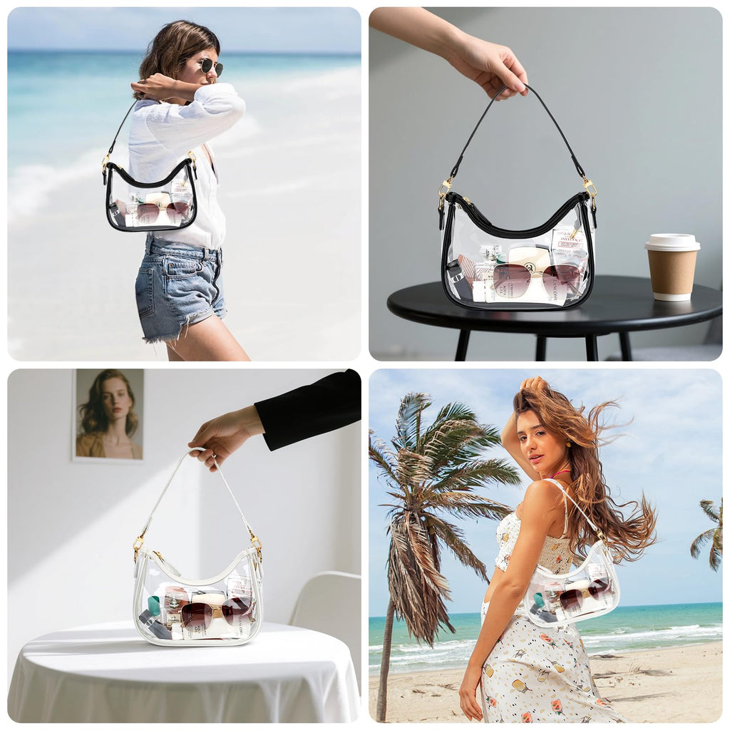 Retro Chic Hobo Bag - Cute Underarm Purse - Shoulder Bags by Handbags Specialist Headquarter | Available at Handbags Specialist Headquarter