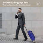 SHOWKOO Armygreen 3-Piece Expandable Luggage Set - Luggage Travel Bags by Handbags Specialist Headquarter | Available at Handbags Specialist Headquarter