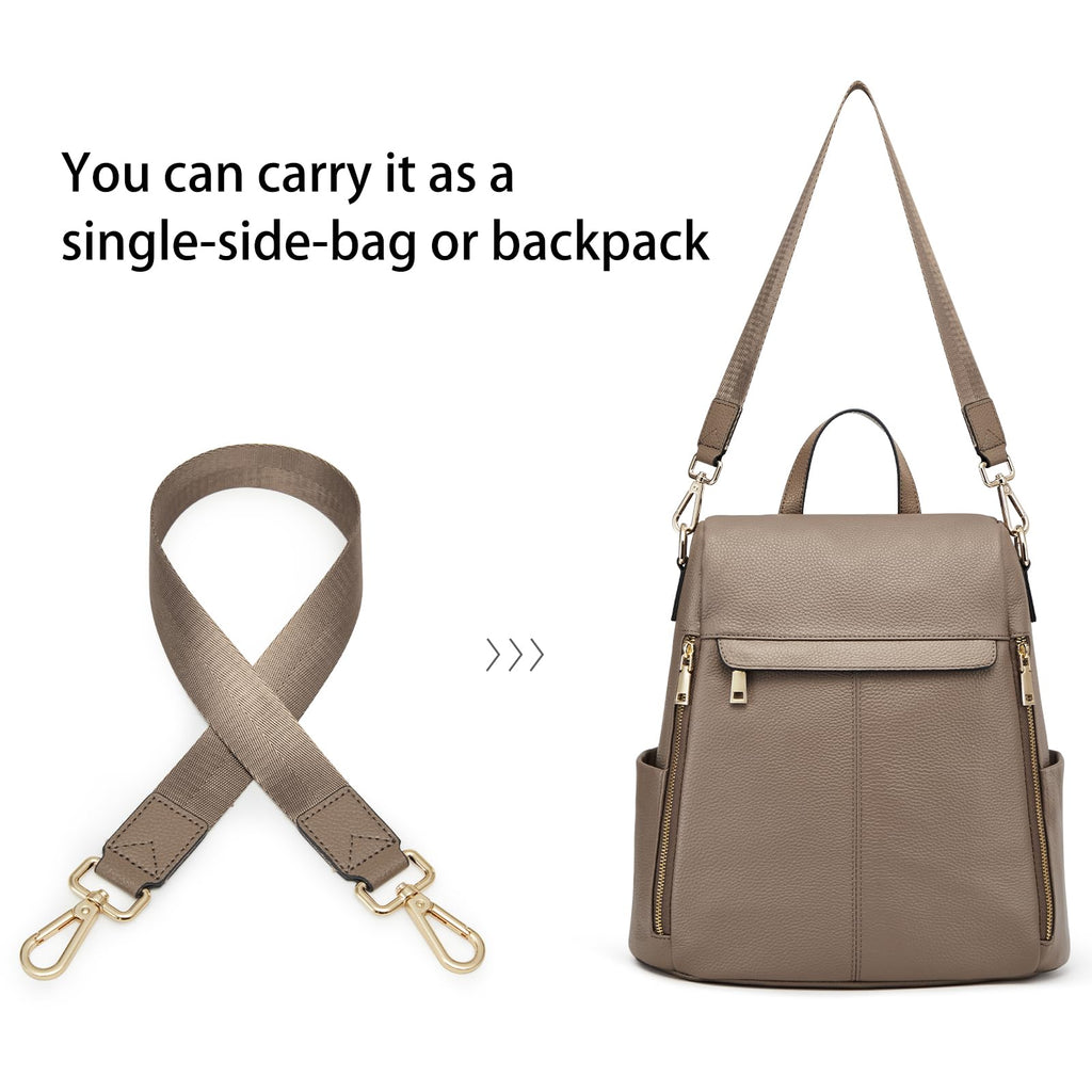 Kattee Women's Luxe Anti-Theft Leather Backpack Bag - Backpack Bags by Handbags Specialist Headquarter | Available at Handbags Specialist Headquarter