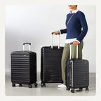 Rose Gold Hardside Carry-On - Luggage Travel Bags by Handbags Specialist Headquarter | Available at Handbags Specialist Headquarter