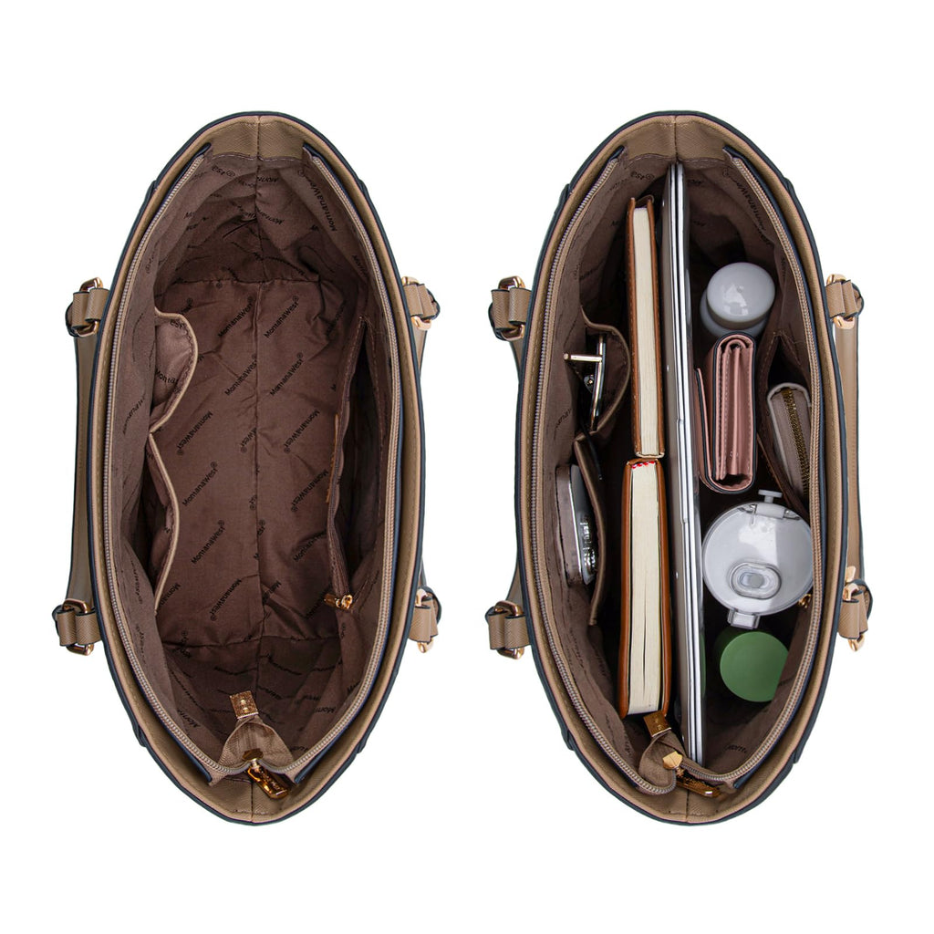 Montana West Luxe Trio: Tote, Wallet & Satchel Set