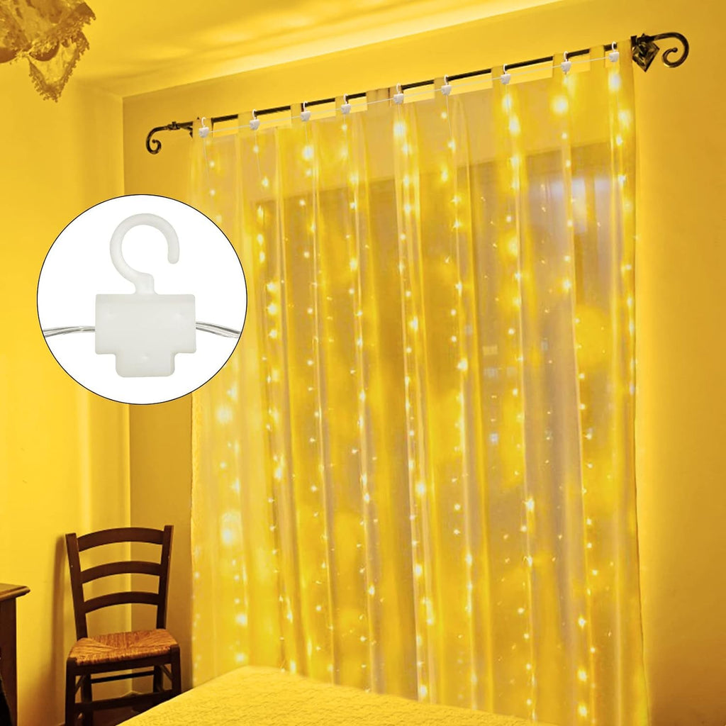 Minetom 300 LED Dimmable Fairy Curtain Lights - Decor by Handbags Specialist Headquarter | Available at Handbags Specialist Headquarter