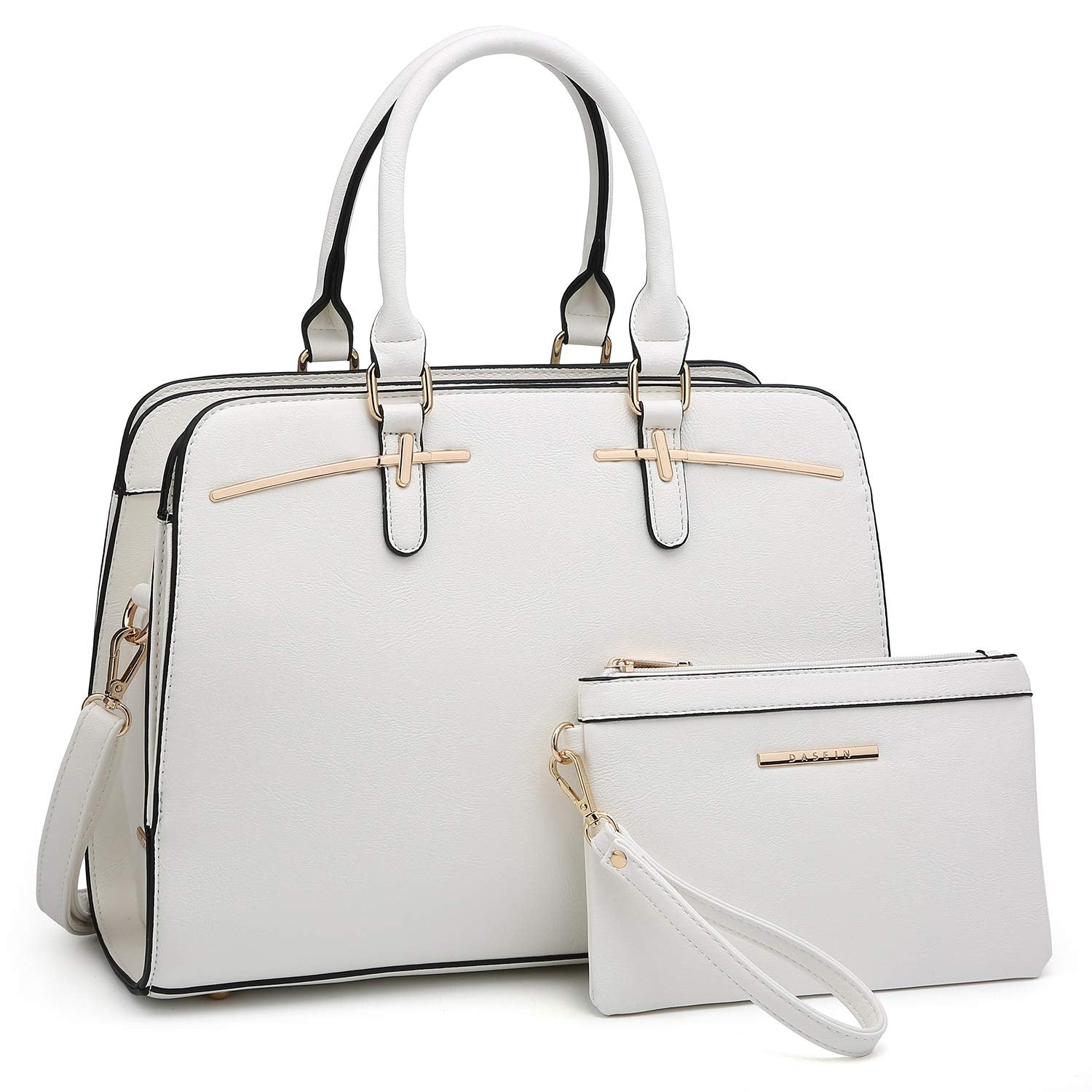 Women’s 2pc Tote & Wallet Handbag Set with 3 Compartments