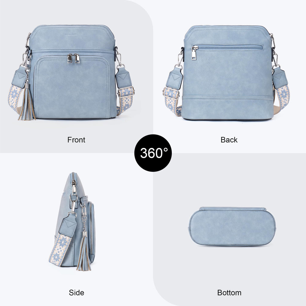 Tassel Charm Crossbody Bag for Women -  by Handbags Specialist Headquarter | Available at Handbags Specialist Headquarter