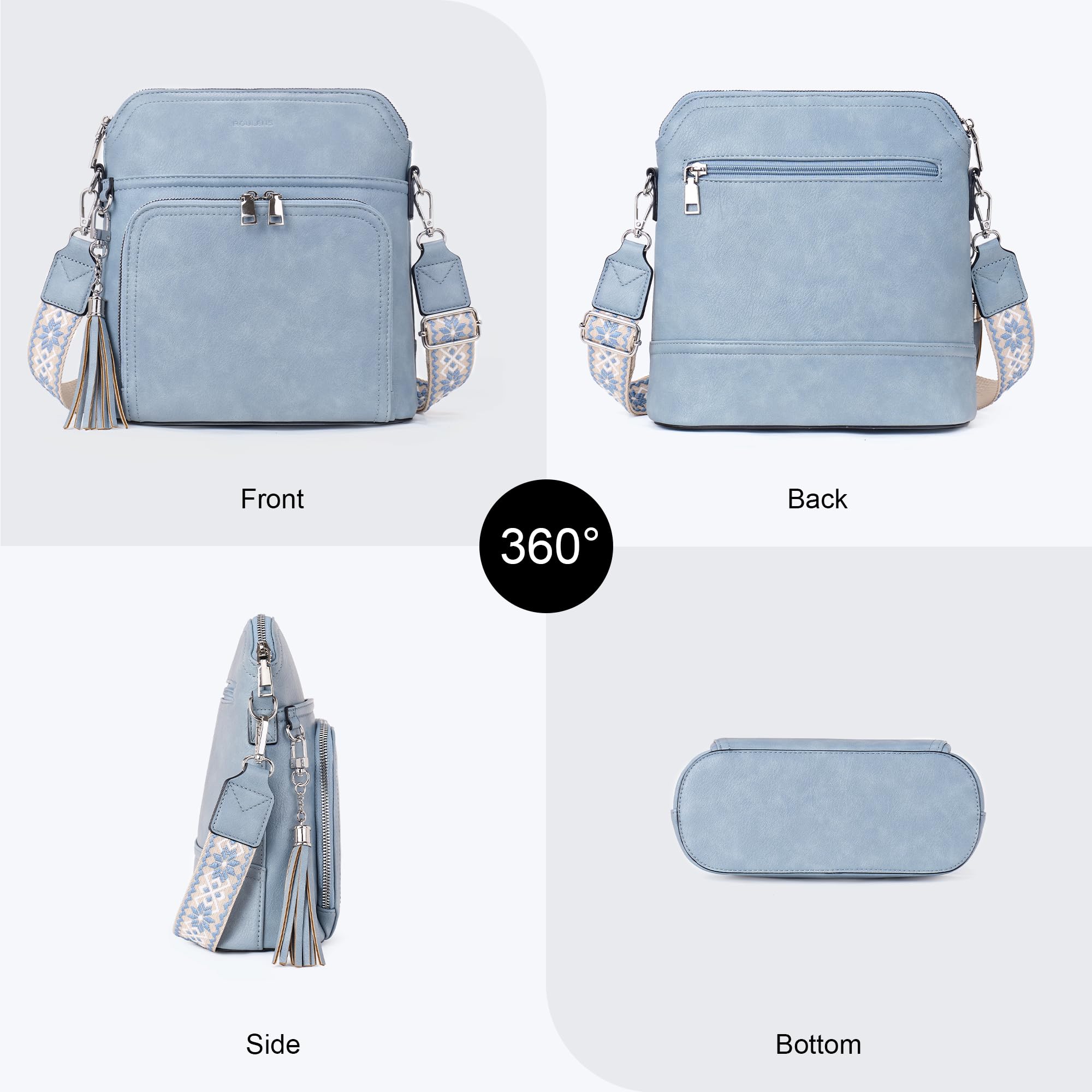 Tassel Charm Crossbody Bag for Women -  by Handbags Specialist Headquarter | Available at Handbags Specialist Headquarter