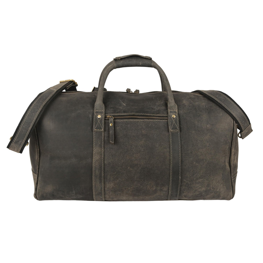 Leather Travel Duffle Bag Cabin Friendly Carry-On