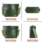 ChicHobo Vegan Leather Crossbody Bag with Strap -  by Handbags Specialist Headquarter | Available at Handbags Specialist Headquarter