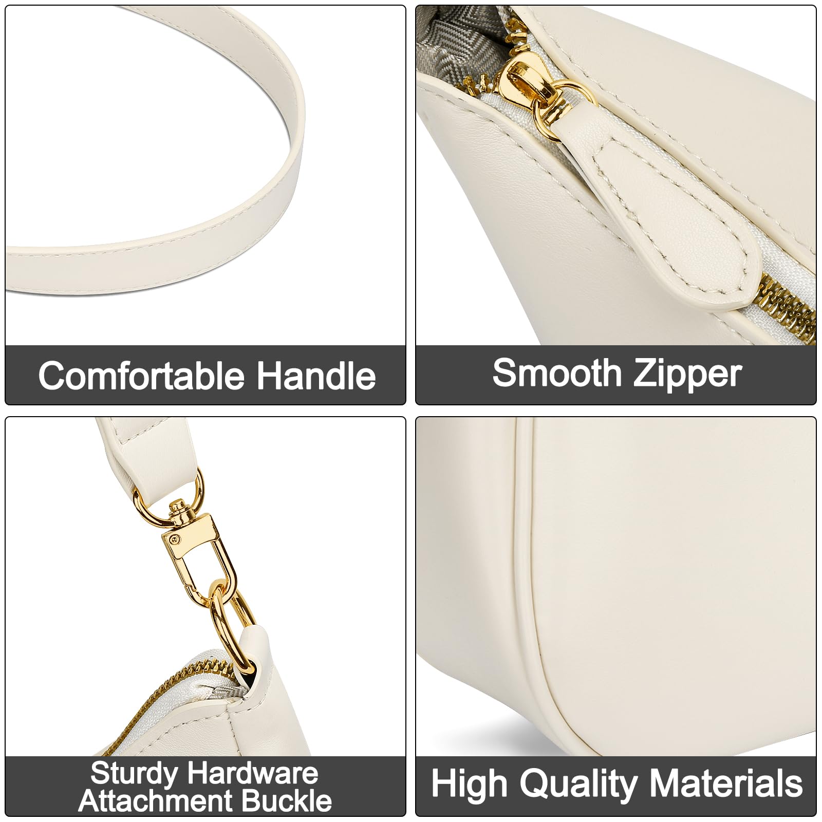 Retro Chic Hobo Bag - Cute Underarm Purse - Shoulder Bags by Handbags Specialist Headquarter | Available at Handbags Specialist Headquarter