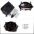 Genuine Leather Women's Tote Shoulder Bag
