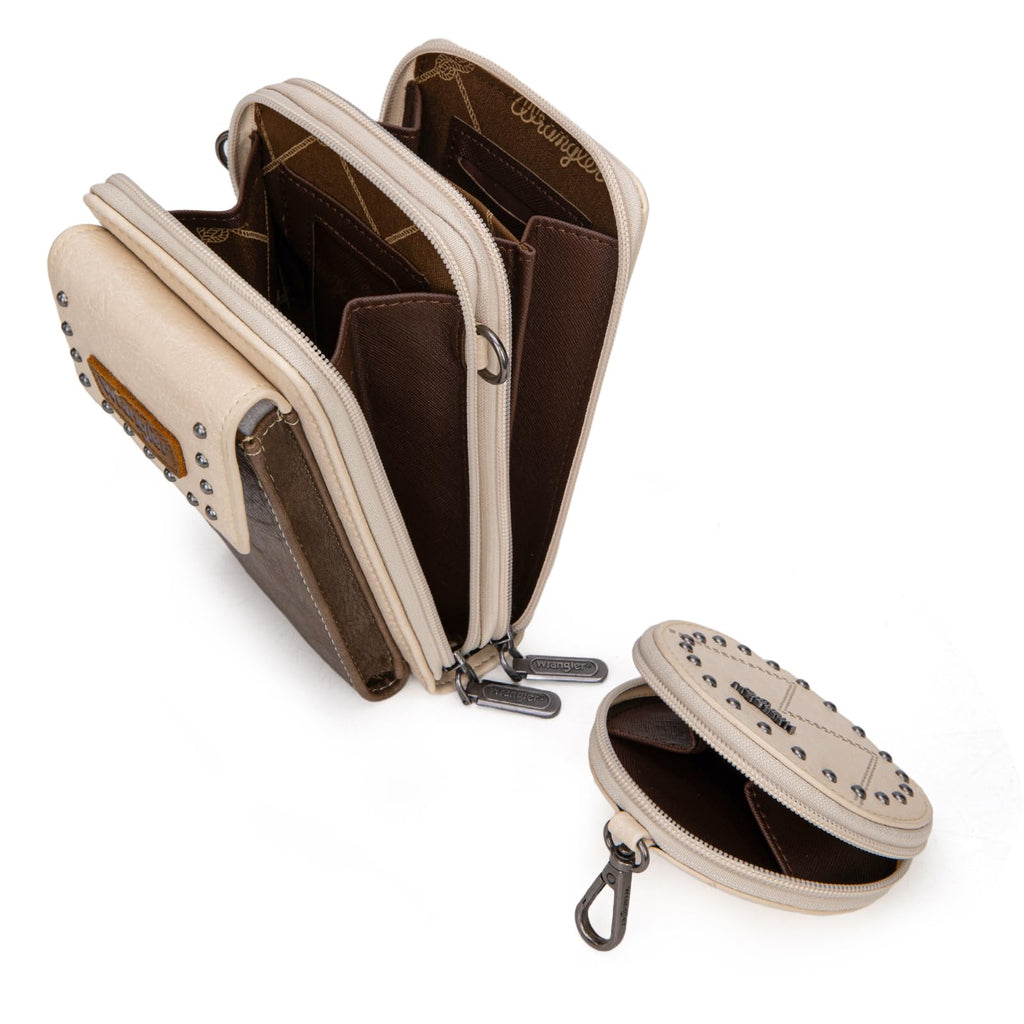 Wrangler Women's Trio: Satchel, Phone Bag & Coin Purse