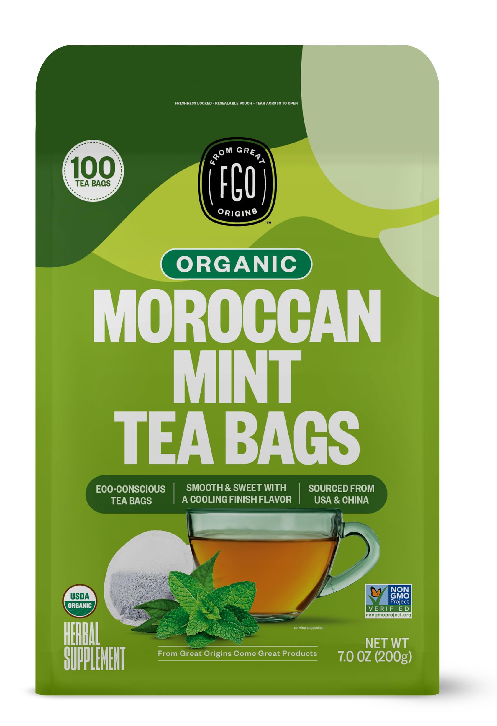 ElderZen Organic Tea - Caffeine-Free Eco Bags -  by Handbags Specialist Headquarter | Available at Handbags Specialist Headquarter