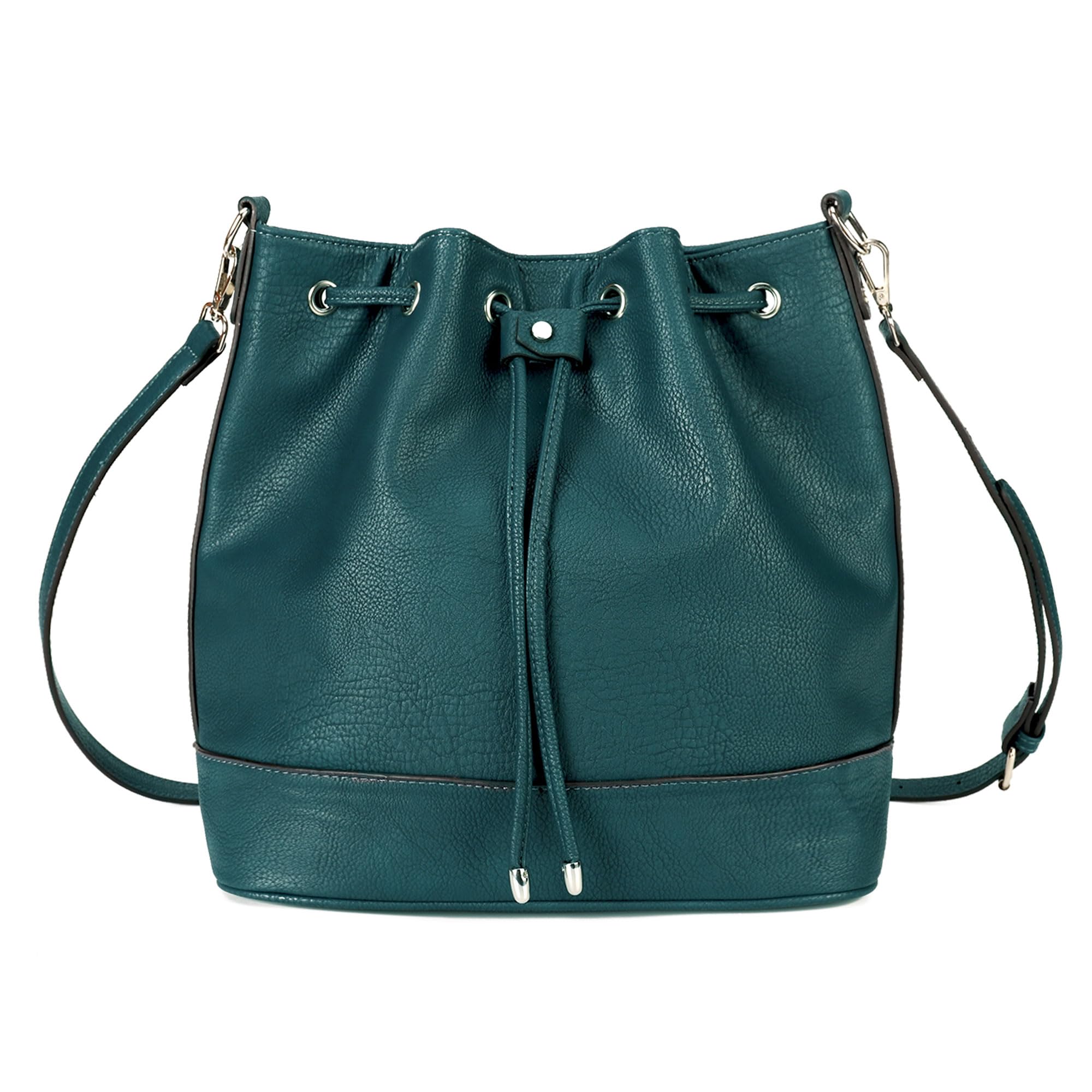 AFKOMST Chic Leather Bucket & Crossbody Bag Set -  by Handbags Specialist Headquarter | Available at Handbags Specialist Headquarter